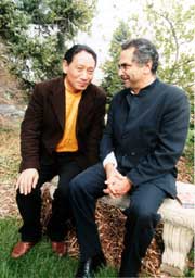 Nawang with Nobel Peace Laureate Jose Ramos Norta
