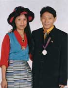 Nawang and his wife Tsering
